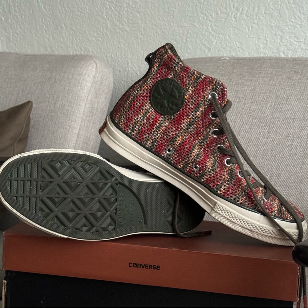 Converse Chuck Taylor All Star Missoni Fancy High-Tops unisex-Size 10.5 - Picture 9 of 16